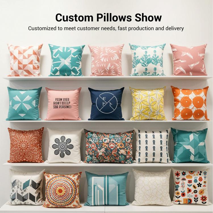 Red Elf Printed Sofa Pillow Case No Core Print On Your Demand, 35x35cm, 40x40cm, 45x45cm, 50x50cm, 60x60cm
