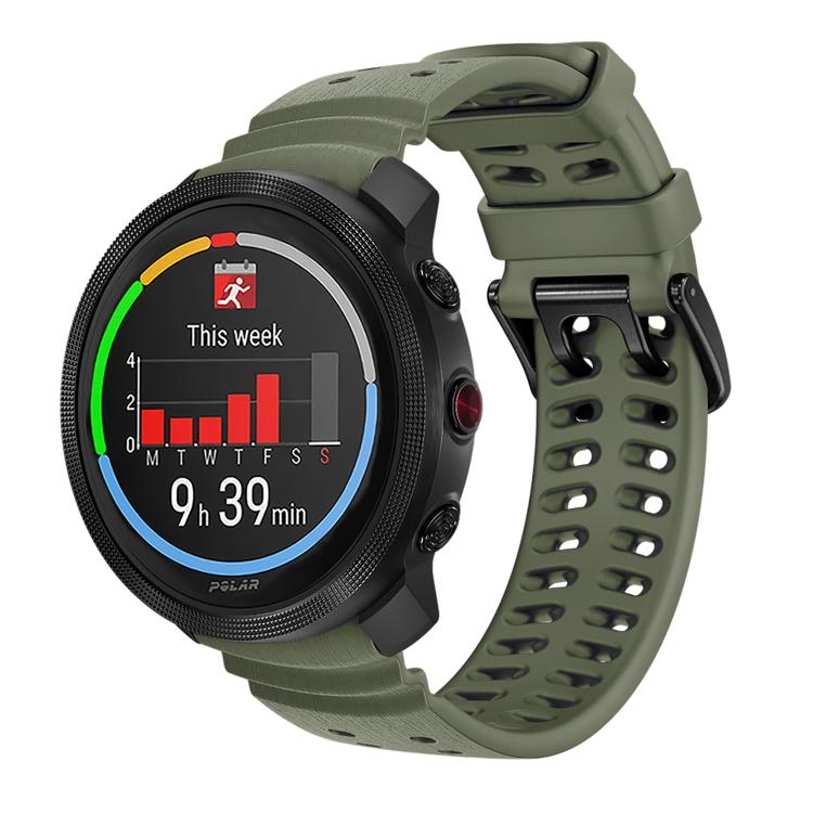 Double Buckle Silicone Sport Watch Band, For Polar Vantage M3