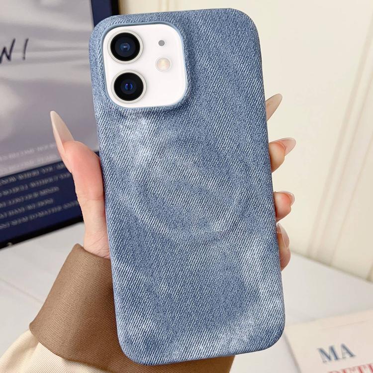Denim MagSafe Magnetic PC + PU Phone Case