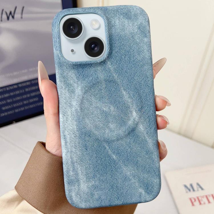 Denim MagSafe Magnetic PC + PU Phone Case
