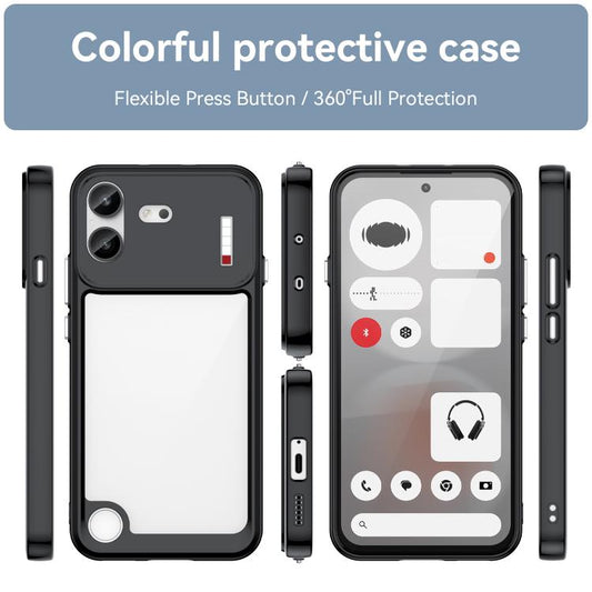 Colorful Series Acrylic Hybrid TPU Phone Case, For Nothing Phone 4b, For Nothing Phone 4a Pro, For Nothing Phone 4a, For Nothing Phone 3a Lite, For Nothing CMF Phone 2 Pro, For Nothing Phone 3a