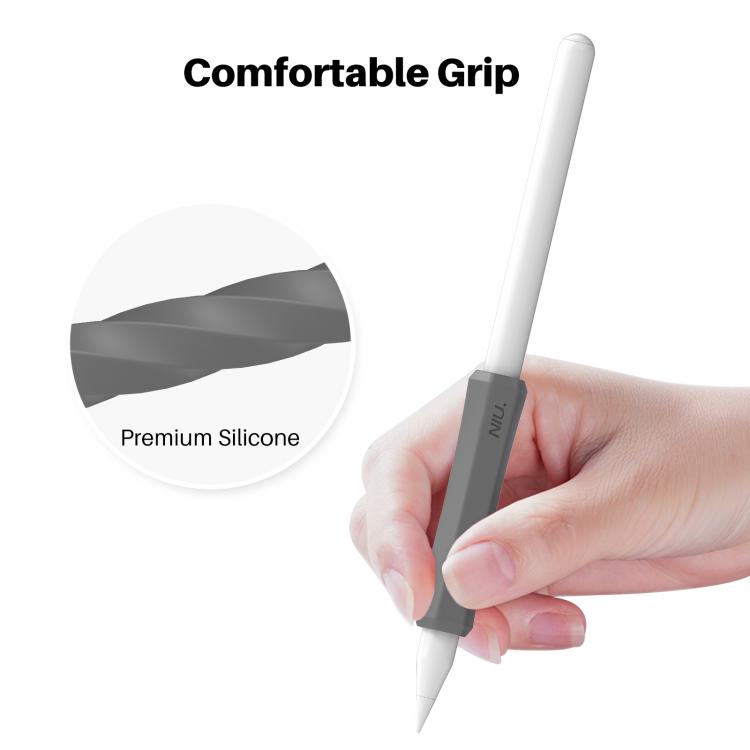 LC03-X 3pcs / Set Stylus Silicone Protective Grip Cover for Apple Pencil 2 / Pro / USB-C