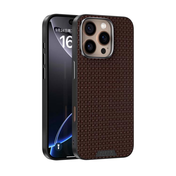 ABEEL Ruyi Pattern 6D Micro Relief MagSafe Leather Phone Case