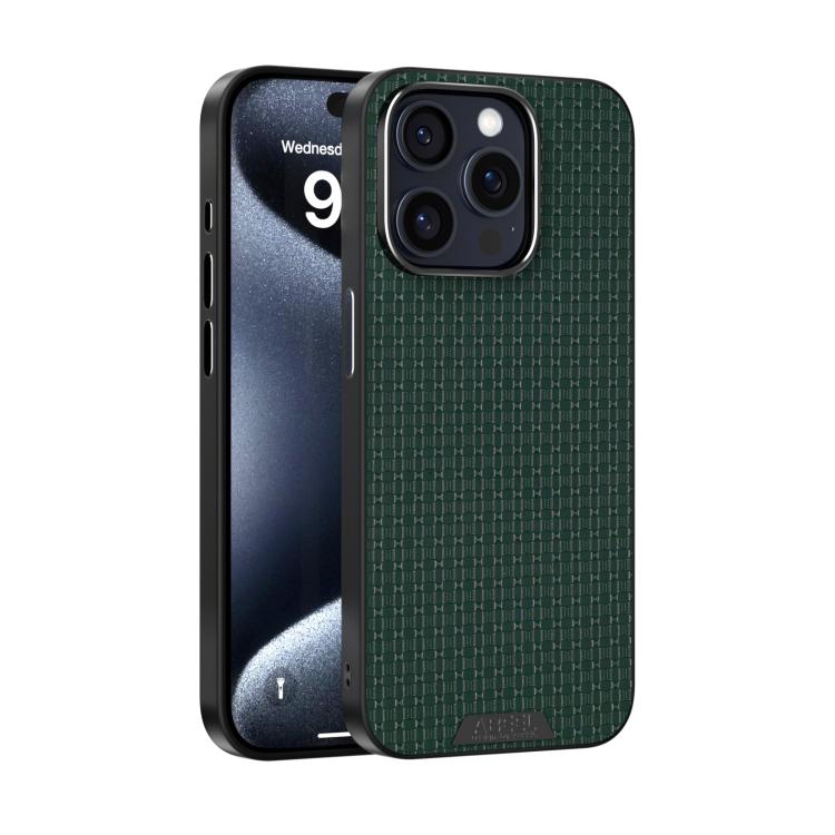 ABEEL Ruyi Pattern 6D Micro Relief MagSafe Leather Phone Case