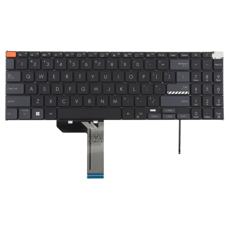 Clavier rétroéclairé pour ordinateur portable Asus Vivobook Pro 15X OLED K6501 (version américaine)