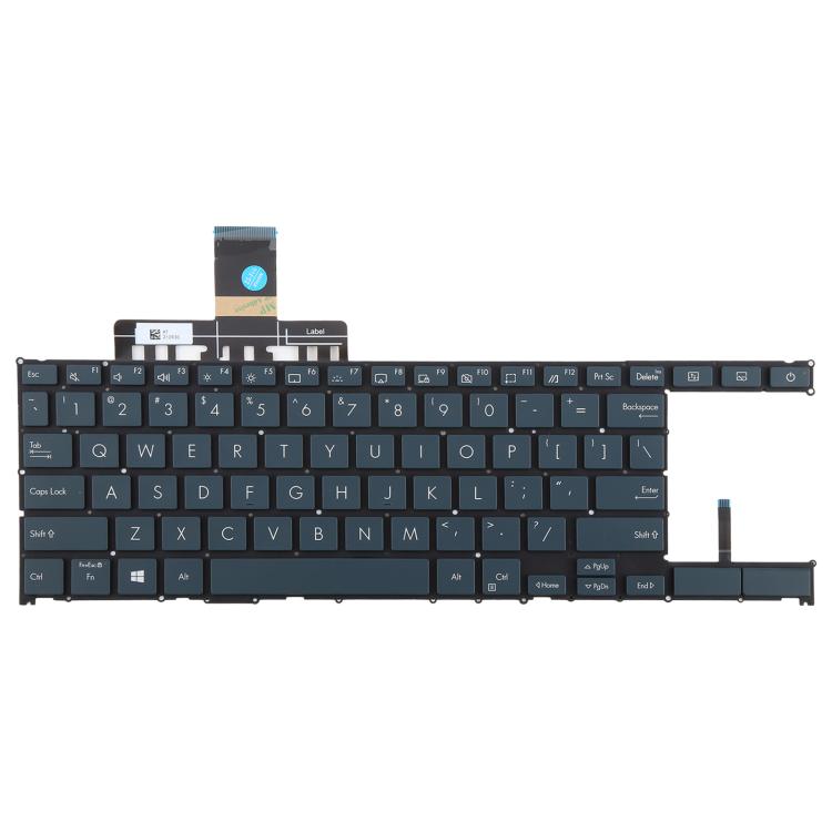 US Version Backlit Laptop Keyboard Directional Key Rectangle for Asus Zenbook Duo 14 UX482 UX482E UX4100E UX482J, UX482