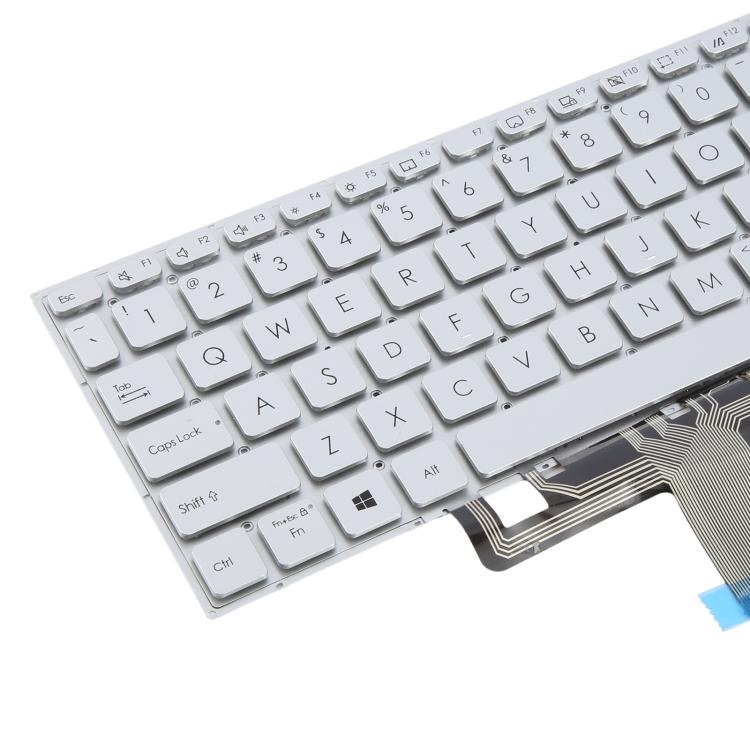 US Version Laptop Keyboard for Asus VivoBook X521 V5100E X521FL S5600F S533F 2020, X521 (Silver), X521 (Black)