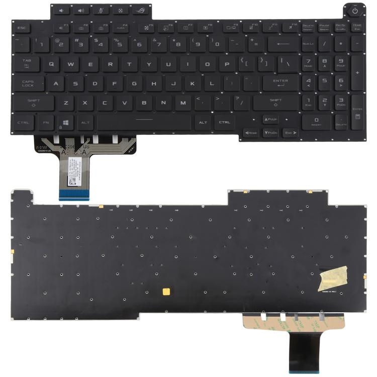US Version RGB Backlit Laptop Keyboard for Asus ROG Stirx G17 G713 G713Q G713QE G713QY G713QR G713RX G713RS G713RC G713IR G713IH, G17 (RGB)