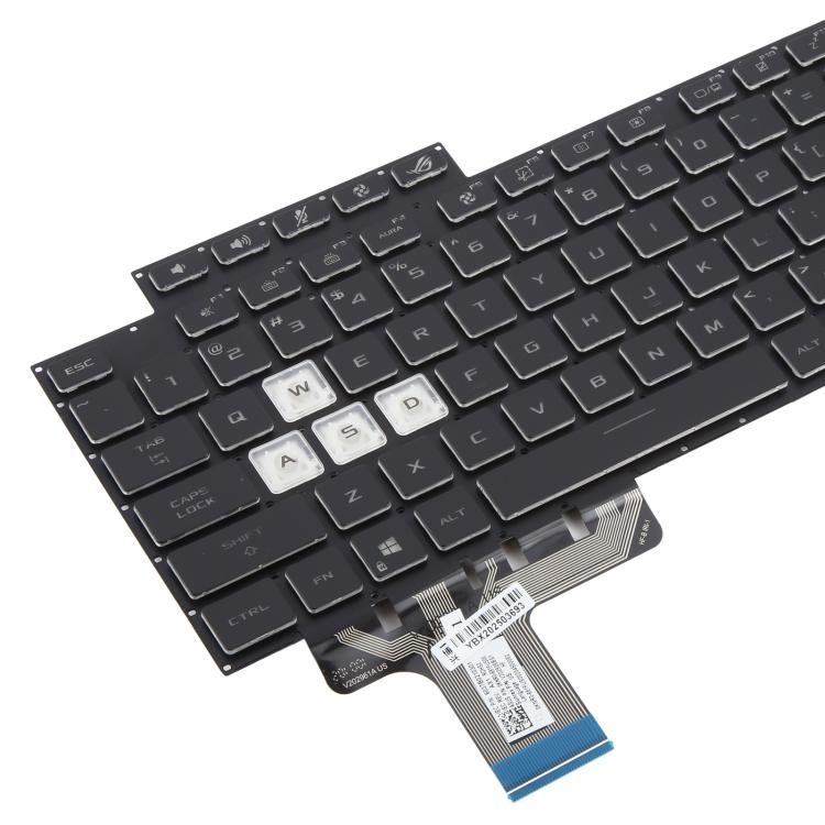 US Version 16 Pin Colorful Backlit Laptop Keyboard for Asus ROG Stirx G17 G713 G713Q G713QE G713QY G713QR G713RX G713RS G713RC G713IR G713IH, G17 (Colorful)