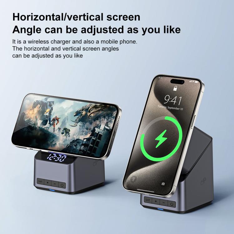 X11 180 Degree Rotation 4 in 1 Magnetic Wireless Charging, X11
