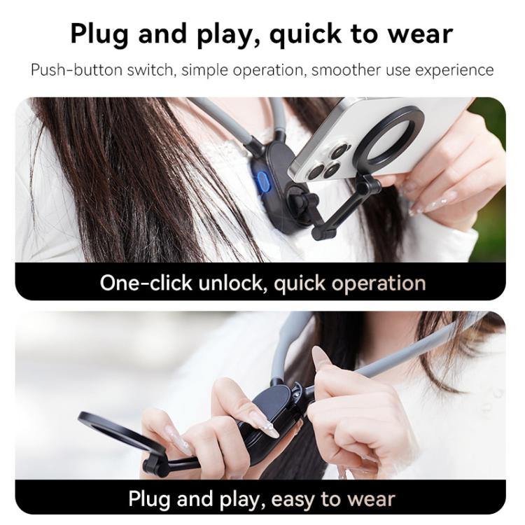 Collar Neck Hanger Magnetic Phone Holder