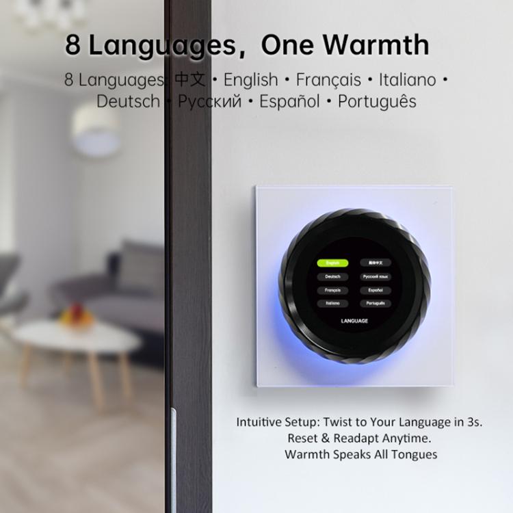 1.6 inch TFT Color Screen Threaded Knob Thermostat, BHT-2007-P16-GA Water Heating, BHT-2007-P16-GB Electric Heating, BHT-2007-P16-GC Boiler Heating