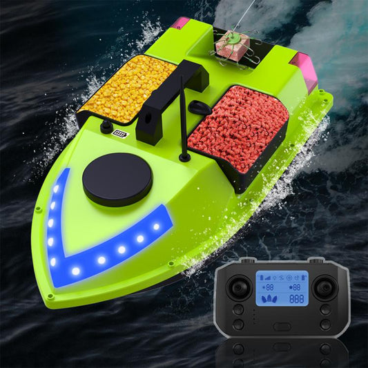 D20 Three Hoppers Smart Control Fishing Bait Boat Support GPS Built-in Light Strip, US Plug, EU Plug, UK Plug