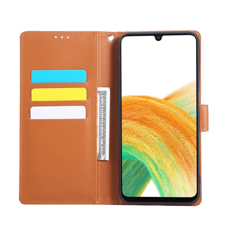 Rose Flower Embossed 3-Card Slots Leather Phone Case, For Samsung Galaxy A73 5G, For Samsung Galaxy A33 5G, For Samsung Galaxy A13 4G / 5G