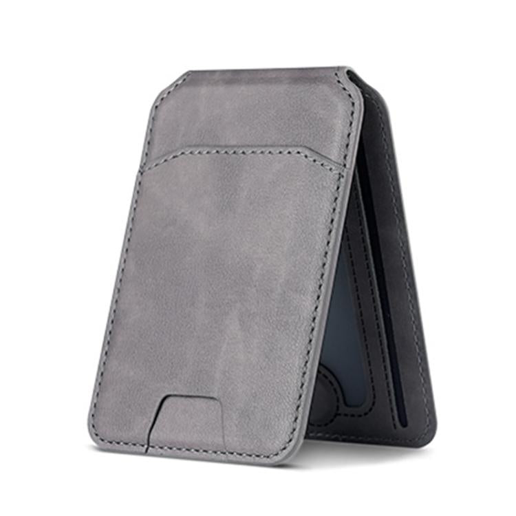 Multifunctional MagSafe Magnetic Bracket Leather Card Bag