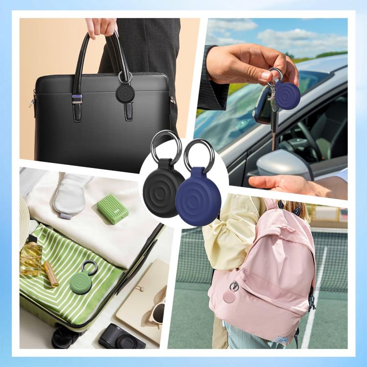 Wave Protective Protective Case Cover with Keychain, For AirTag