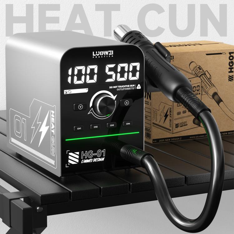 Luowei HG-01 800W Intelligent Digital Hot Air Gun BGA Desoldering Rework Station