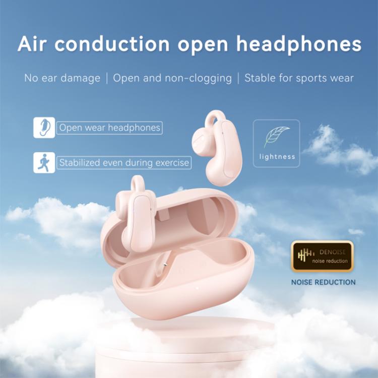 F18 Ear-Hook ANC Noise Reduction Air Conduction HIFI BT 5.4 Wireless Earphones, F18 (Black), F18 (White), F18 (Purple)