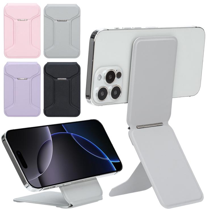 I-Shaped Phone Holder Leather Card Bag