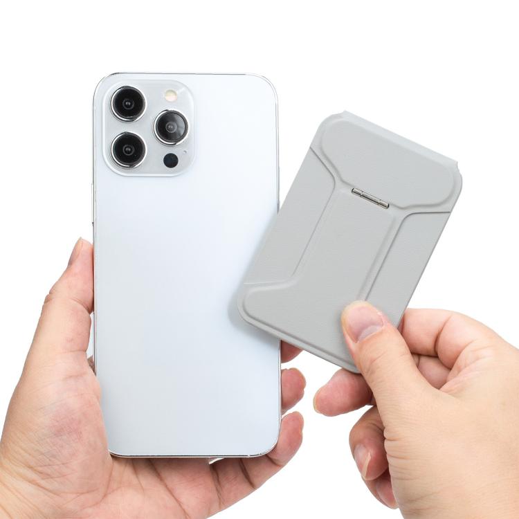 I-Shaped Phone Holder Leather Card Bag
