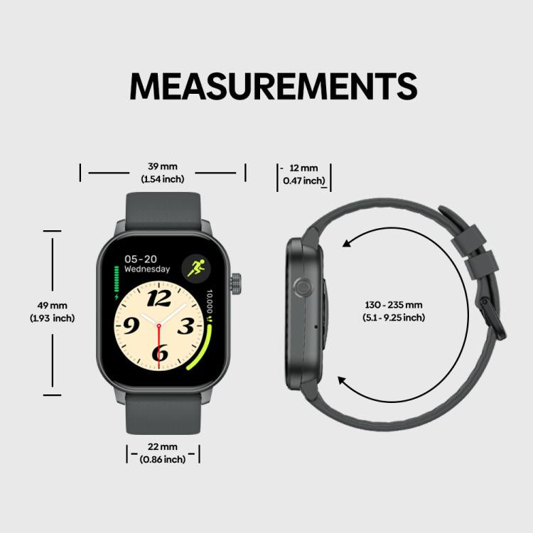 Zeblaze TS 3 GPS 2.01 inch Screen Health & Fitness Smart Watch 3 ATM Waterproof