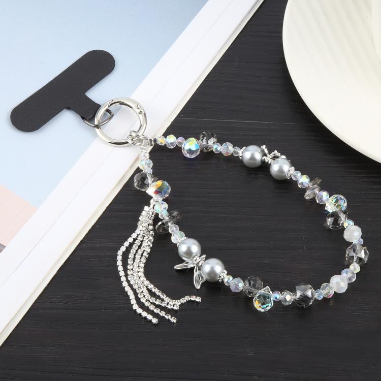Tassel Crystal Chain Phone Anti-lost Short Lanyard