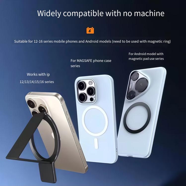 Leather Wristband Strong Magnetic Phone Holder
