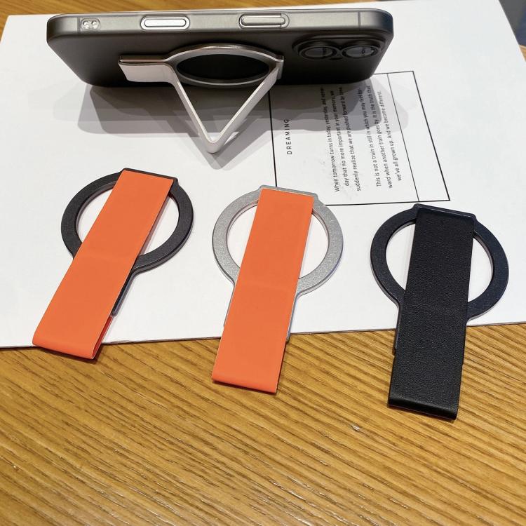 Leather Wristband Strong Magnetic Phone Holder