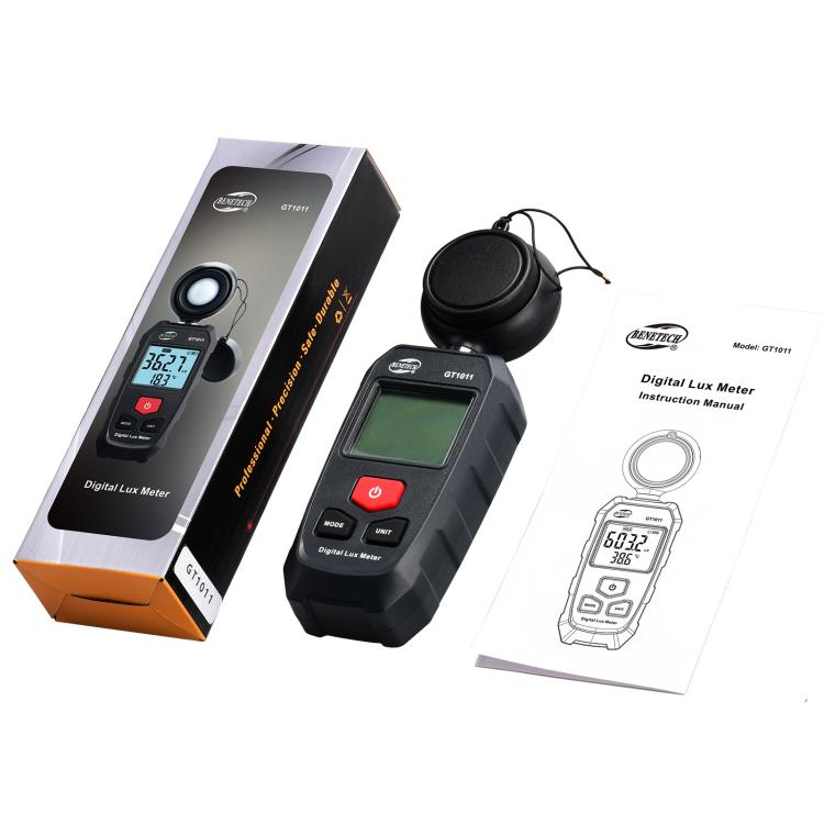 BENETECH GT1011 Digital Lux Meter Industrial Lighting Measuring, GT1011