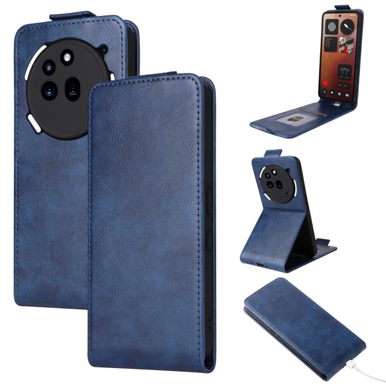 Magnetic Vertical Flip Leather Phone Case with Buckle