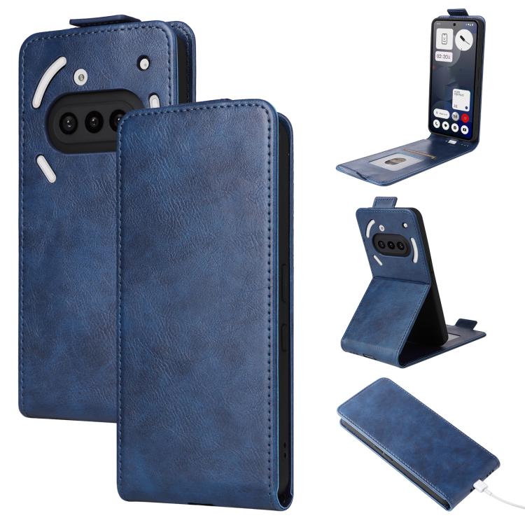 Magnetic Vertical Flip Leather Phone Case with Buckle