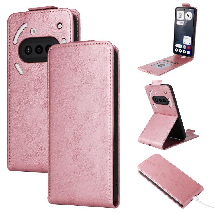 Magnetic Vertical Flip Leather Phone Case with Buckle