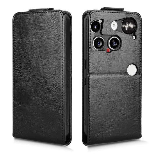 Magnetic Vertical Flip Leather Phone Case with Buckle