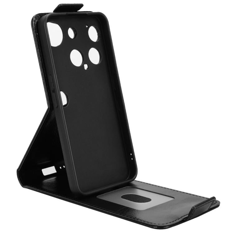 Magnetic Vertical Flip Leather Phone Case with Buckle