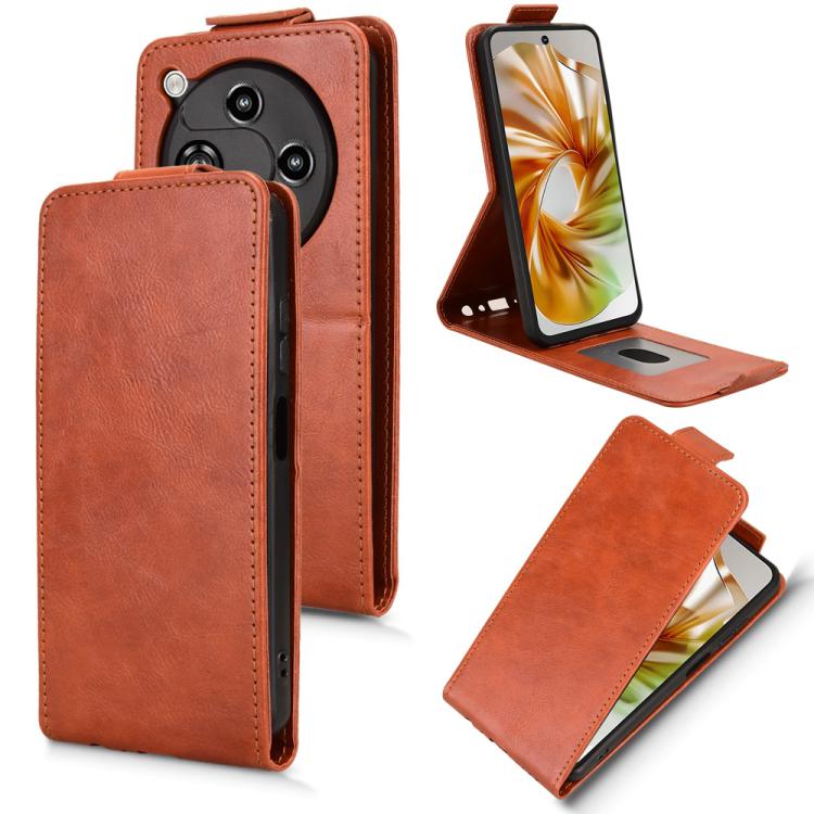 Magnetic Vertical Flip Leather Phone Case with Buckle, For ZTE nubia Neo 3 GT 5G, For ZTE nubia Focus 2 Ultra 5G, For ZTE nubia Focus 2 5G, For ZTE nubia Music 2, For ZTE Blade V70 Max, For ZTE nubia Neo 2