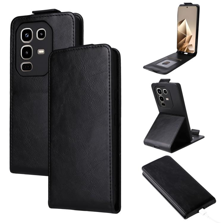 Magnetic Vertical Flip Leather Phone Case with Buckle