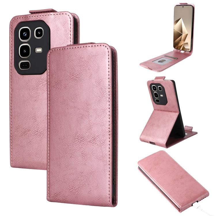 Magnetic Vertical Flip Leather Phone Case with Buckle