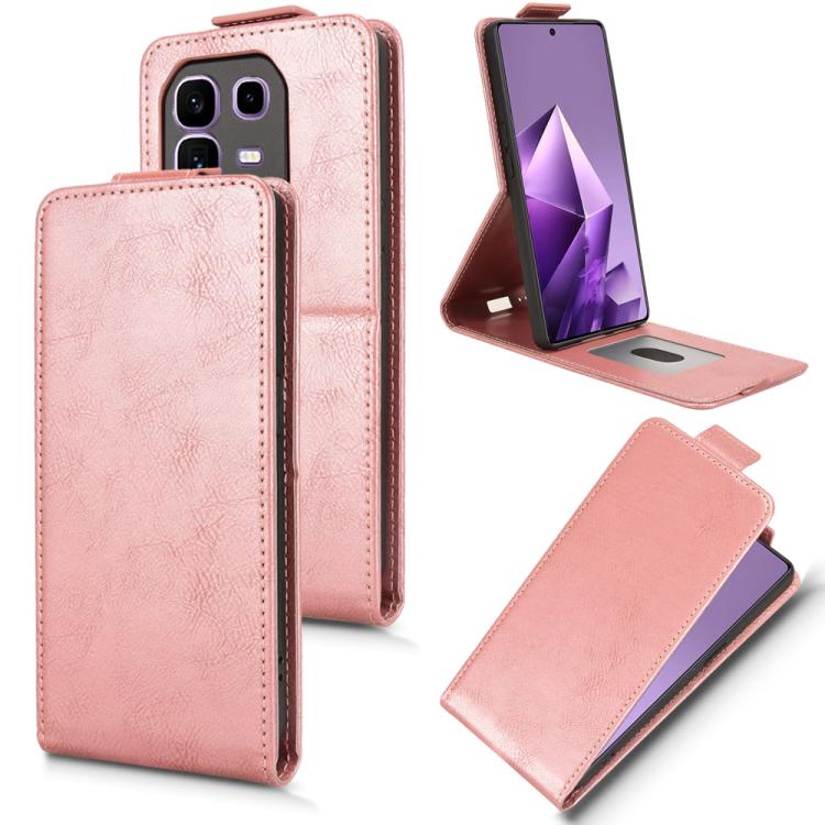 Magnetic Vertical Flip Leather Phone Case with Buckle
