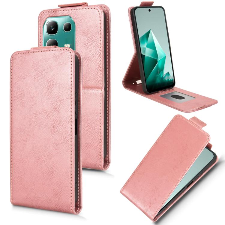 Magnetic Vertical Flip Leather Phone Case with Buckle