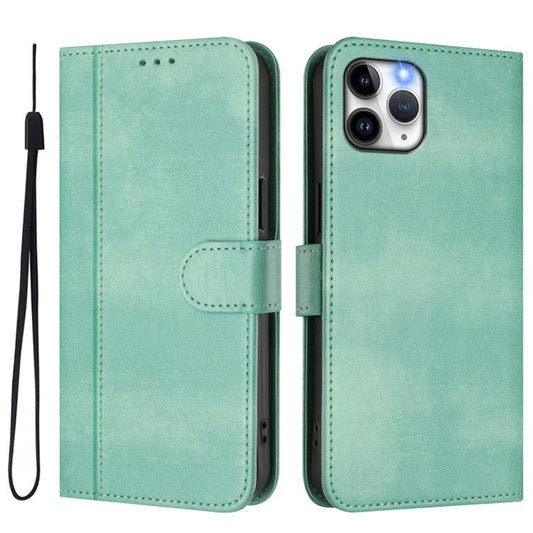 Line Splicing Buckle Retro Leather Phone Case, For iPhone 11 Pro Max, For iPhone 11, For iPhone 11 Pro, For iPhone X / XS, For iPhone XR, For iPhone XS Max, For iPhone 7 Plus / 8 Plus