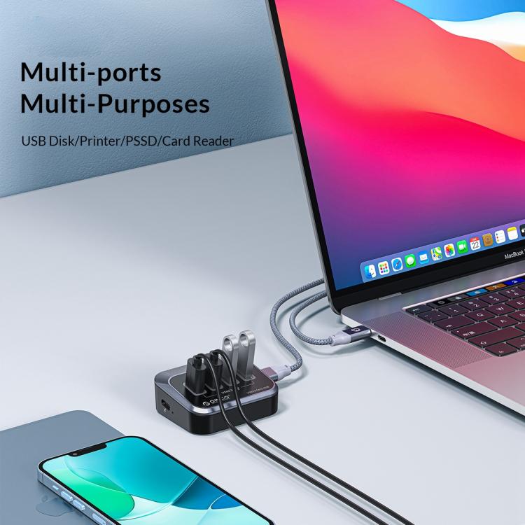ORICO M3U3-4A 4 in 1 Type-C to USB 3.2 Docking Hub