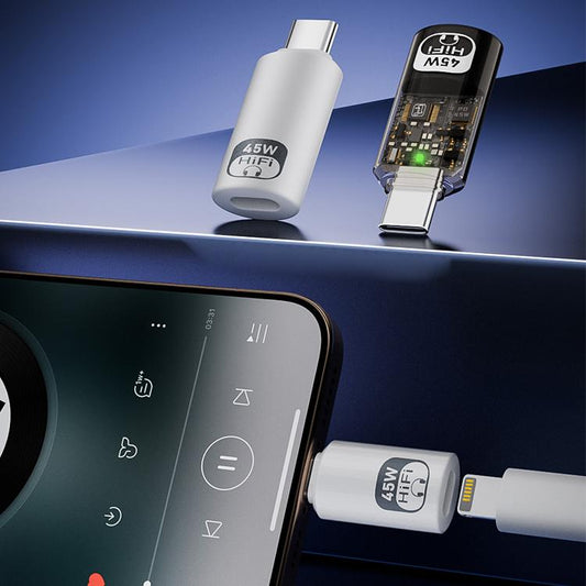 45W 8 Pin to Type-C Full Function Adapter