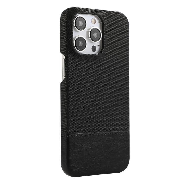 Stitching Cloth MagSafe Magnetic PC Hybrid PU Phone Case