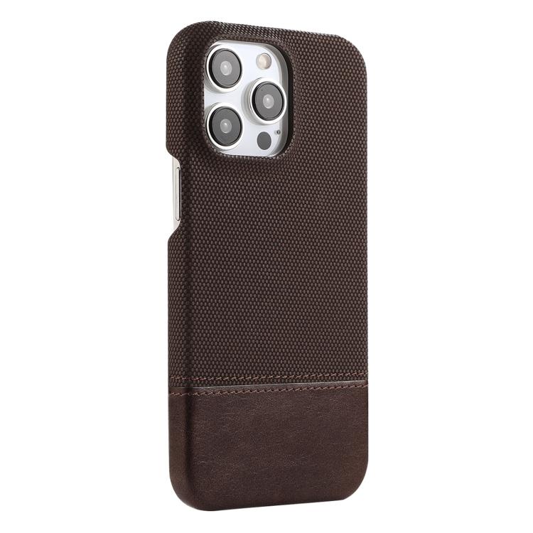 Stitching Cloth MagSafe Magnetic PC Hybrid PU Phone Case