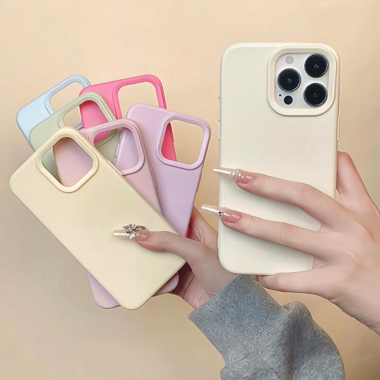 Dopamine Simple Imitation Liquid Silicone Phone Case, For iPhone 18 Pro / 17 Pro, For iPhone 18 Pro Max / 17 Pro Max, For iPhone 17e / 16e, For iPhone 17, For iPhone Air, For iPhone 16 Pro Max, For iPhone 16 Pro