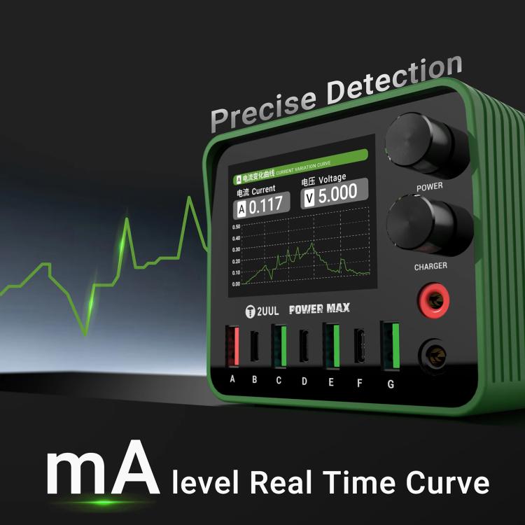 2UUL PC01 POWER MAX 200W Multi-Port Charger Adjustable Voltage Power Supply