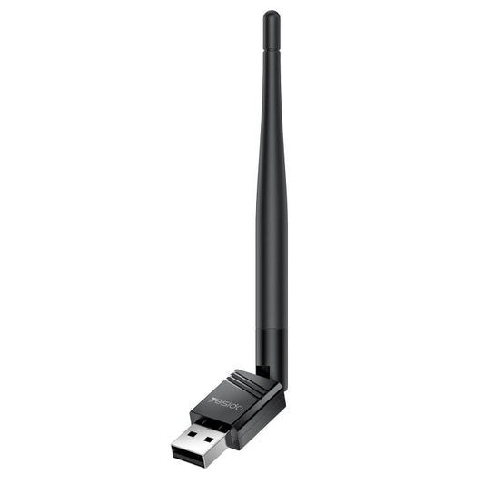 Yesido WP11 WiFi4 Wireless Dongle 150Mbps High Speed USB Adapter with External Antenna