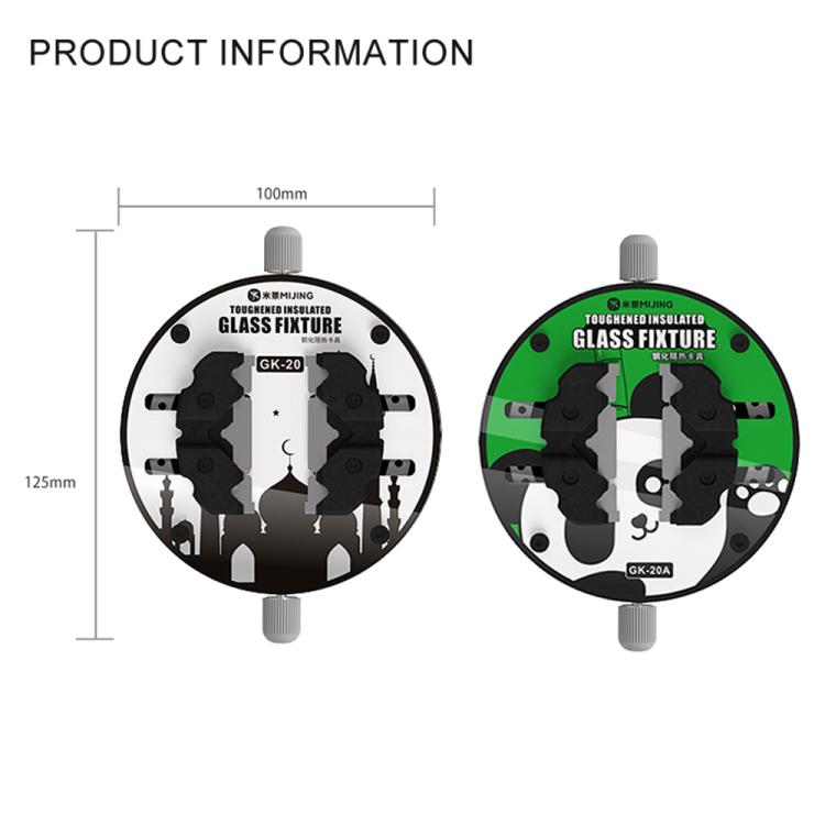 Mijing GK20 360 Rotating High Temperature Resistant Glass Motherboard PCB Fixture, Mijing GK20