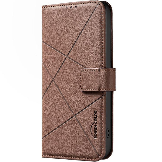 Geometric Pattern RFID Leather Phone Case, For Google Pixel 11 / 11 Pro, For Google Pixel 10a, For Google Pixel 9a, For Google Pixel 9 Pro XL, For Google Pixel 9 / 9 Pro, For Google Pixel 8a, For Google Pixel 8 Pro, For Google Pixel 8
