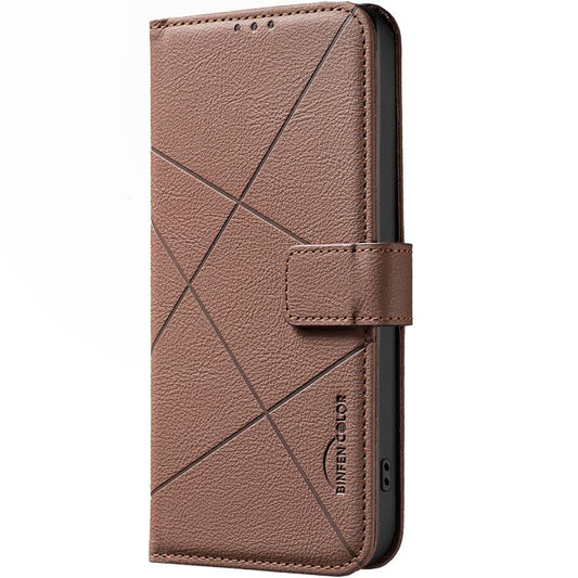 Geometric Pattern RFID Leather Phone Case, For iPhone 18 Pro/17 Pro, For iPhone 18 Pro Max/17 Pro Max, For iPhone 16e / 17e, For iPhone 17, For iPhone Air, For iPhone 16 Pro Max, For iPhone 16 Pro, For iPhone 16 Plus, For iPhone 16, For iPhone 15 Pro M...